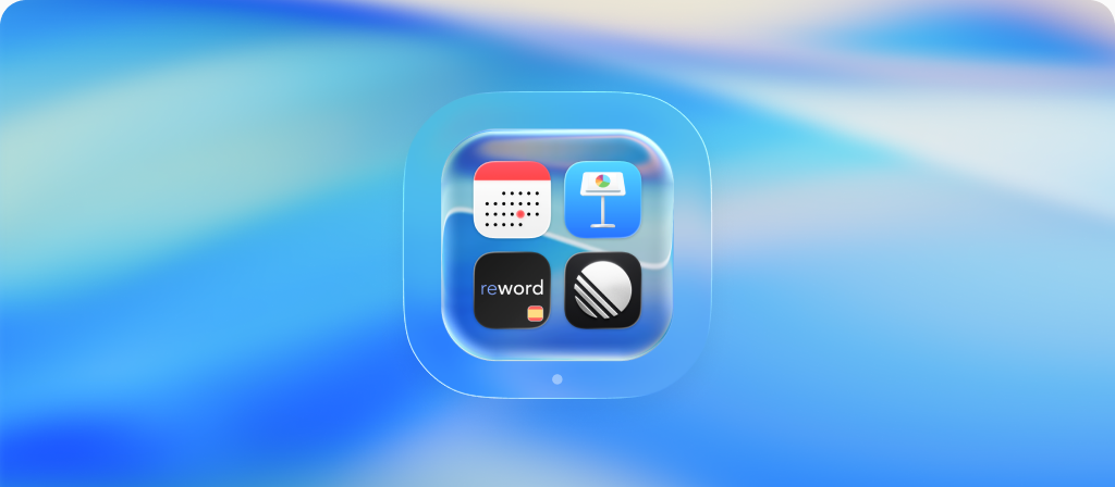 Your apps become the icon